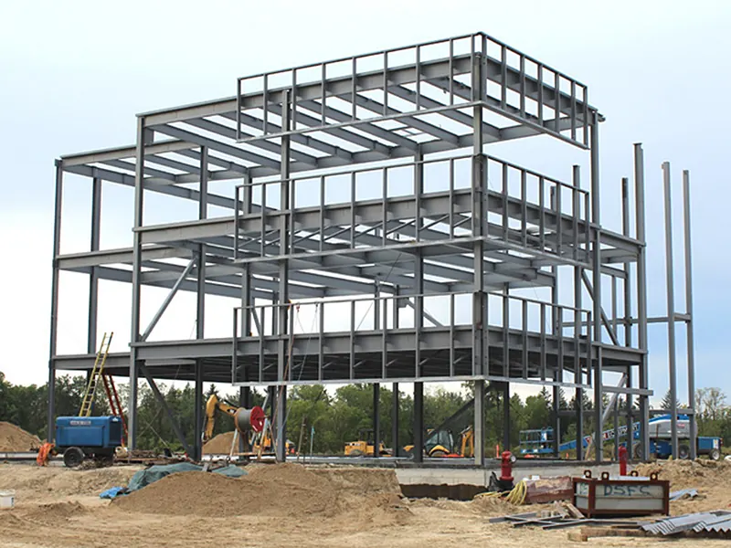Industrial structural steel fabrication